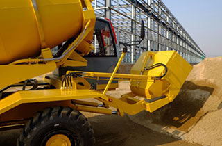 HMC self-loading mobile concrete mixer