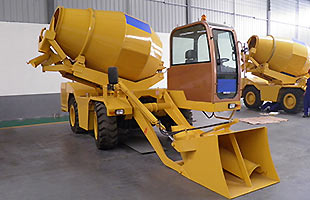 HMC self-loading mobile concrete mixer